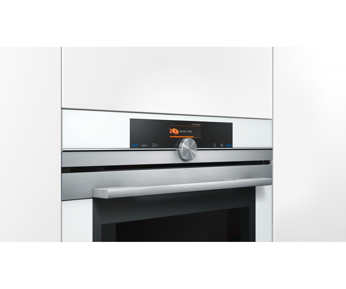 Компактный духовой шкаф siemens cm636gbw1