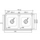 Fregadero CATA CB2 Inox 2c