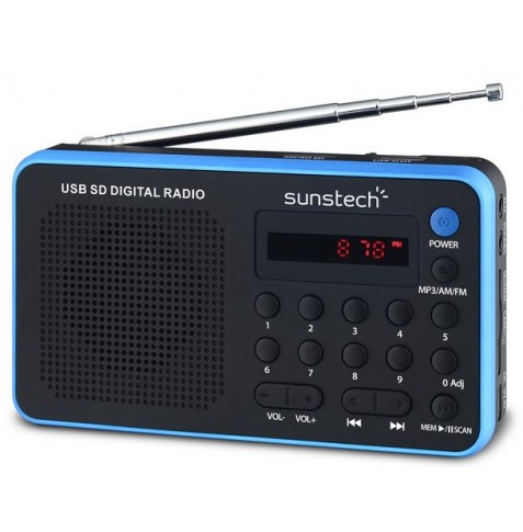 Radio Porttil SUNSTECH RPDS32BL