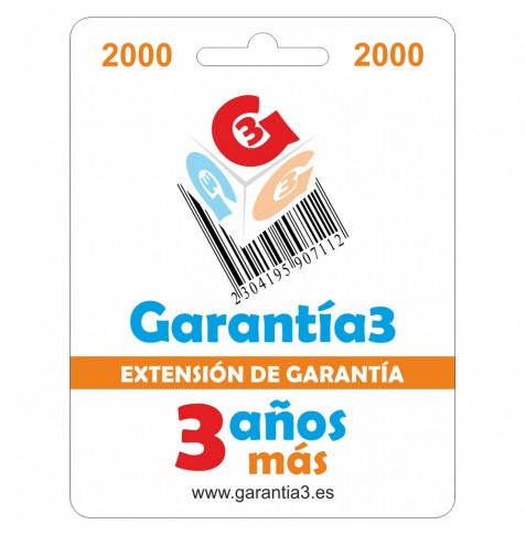 Garantias GARANTIA3 G3PD3ES2000