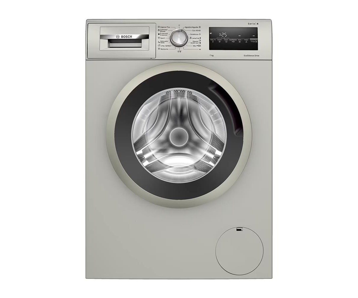 BOSCH WAN2427YES LAVADORA ACERO MATE 7KG 1200RPM B ActiveWater